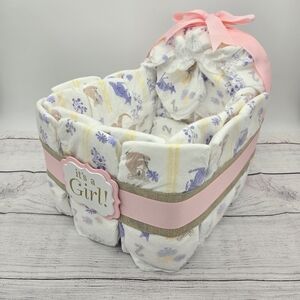 "It's A Girl" Bassinet Diaper Cake